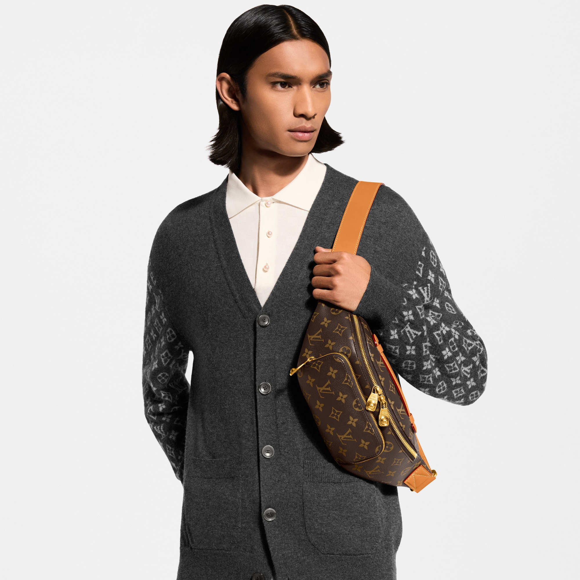 Louis Vuittonラッシュ・バムバッグ　M14019 Louis Vuittonラッシュ・バムバッグ M14019 Rush Bumbag G69 - Men